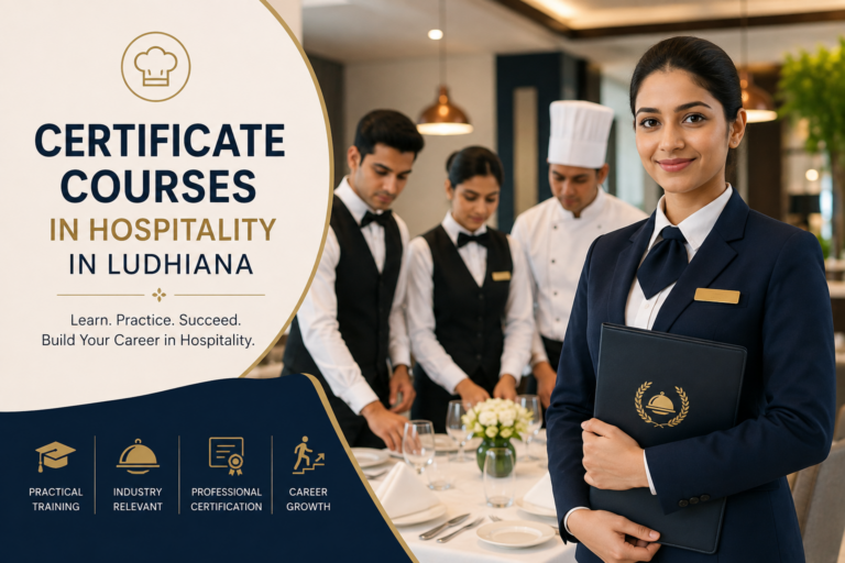 Certificate Courses in Hospitality in Ludhiana